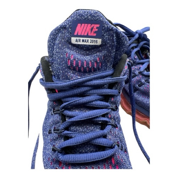 Nike AirMax Blue and Pink Athletic Shoes - Picture 4 of 8